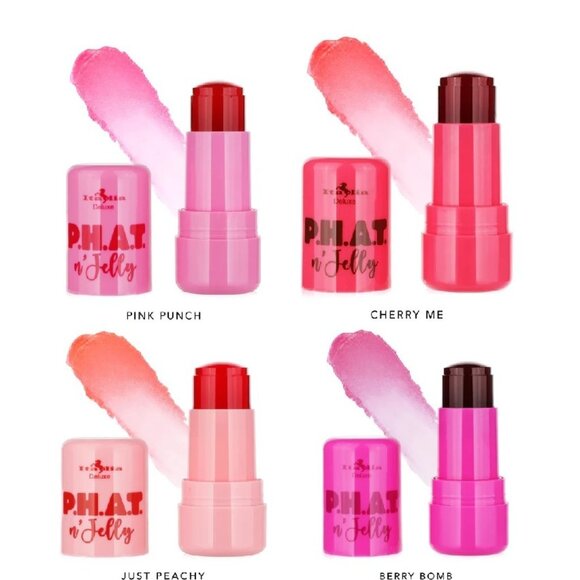 Italia Deluxe PHAT n Jelly Water Lip Tint Long Lasting Sheer Lip and Cheek Stain - Picture 3 of 8